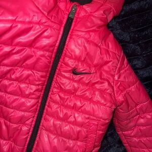 Nike coat hot pink ( with freebie trench)